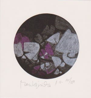 Bodo Schramm - e.a: Collectie van zes handgesigneerde zeefdrukken: Abstracte composities kopen? Bied vanaf 24!