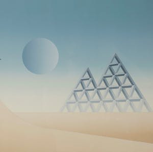 Dirk Huizer - Piramiden - 2/25 - 1982 - zeefdruk op papier - BKR Rotterdam kopen? Bied vanaf 20!