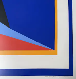 Guy Vandenbranden - handgesigneerde zeefdruk | 'Zonder titel' | 1973 (INGELIJST) kopen? Bied vanaf 250!