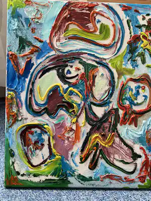 Finn Pedersen - Abstract verkauft für € 540!