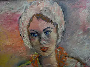 Niet of onleesbaar gesigneerd - Portret van een vrouw kopen? Bied vanaf 1!