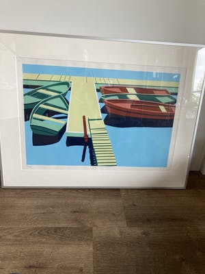 Roel Jonges - Kleurenlitho z.t. kopen? Bied vanaf 80!