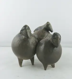 Henk Erkelens - Keramiek, Drie beestjes kopen? Bied vanaf 100!