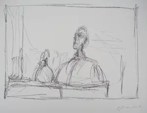 Alberto Giacometti - Buste in de studio, Lithografie kopen? Bied vanaf 100!