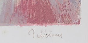 Paule Nolens - Zeefdruk, Jockey - Ingelijst kopen? Bied vanaf 1!