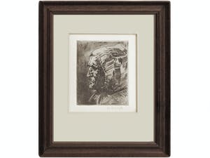 Willem Frederik Noordijk - ets- 'Portret' kopen? Bied vanaf 40!