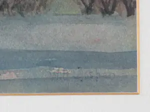 Willem Hendrik Gispen - Park in Stockholm - Aquarel kopen? Bied vanaf 55!