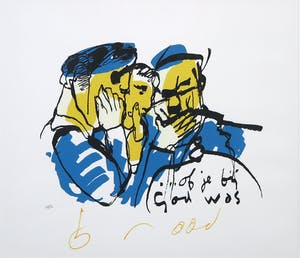 Herman Brood - Zeefdruk, Of je God was - Ingelijst kopen? Bied vanaf 150!