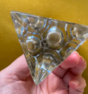 Villeroy en Boch - Villeroy & Boch piramidevormige kandelaar van kristal, gemarkeerd kopen? Bied vanaf 25!