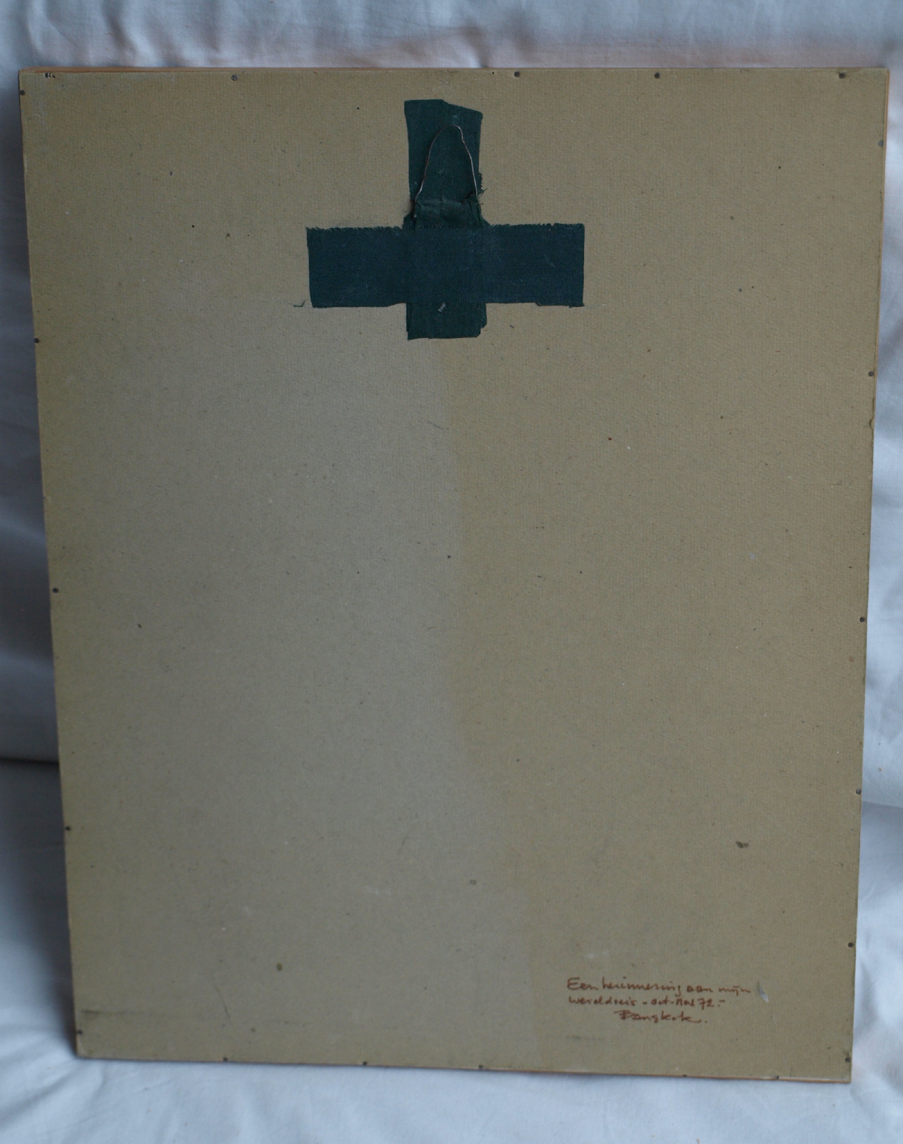 Klaas Pijlman - Contékrijt en inkt , Bangkok - gesigneerd & ingelijst – 1972 kopen? Bied vanaf 35!