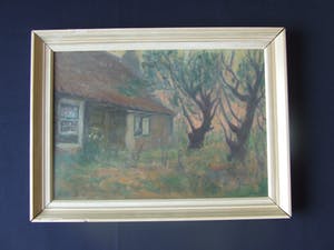 Jan Hendriks - Boerderij met bomen. kopen? Bied vanaf 45!