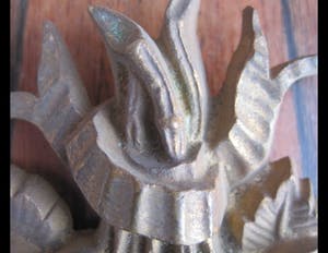 Brons (Onbekend) - Floraal bronzen ornament kopen? Bied vanaf 20!