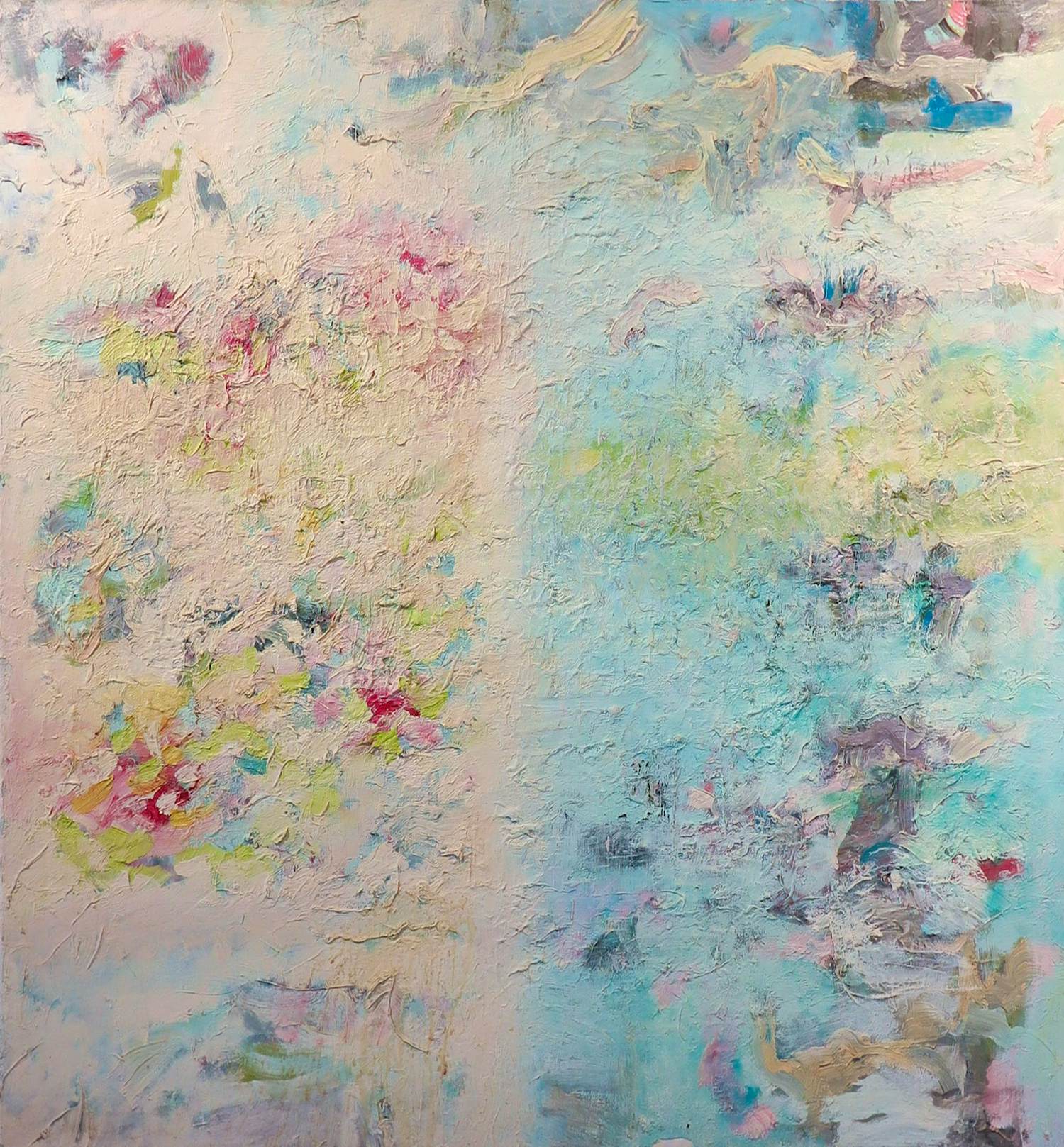 Angelos Tassopoulos - Olieverf op doek, Abstracte compositie - Zeer groot kopen? Bied vanaf 500!