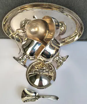 Koninklijke Van Kempen & Begeer - Keltum - Elegant verzilverd roomstel kopen? Bied vanaf 35!