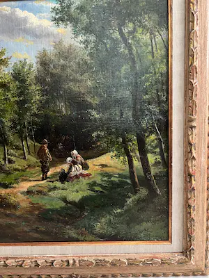 Hermanus Willem Koekkoek - Gezelschap in het bos kopen? Bied vanaf 1200!