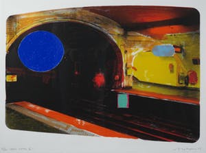 Jelis van Dolderen - Zeefdruk, Paris Metro II- Ingelijst kopen? Bied vanaf 10!