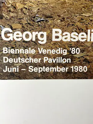 Georg Baselitz - Tentoonstellingsaffiche kopen? Bied vanaf 45!