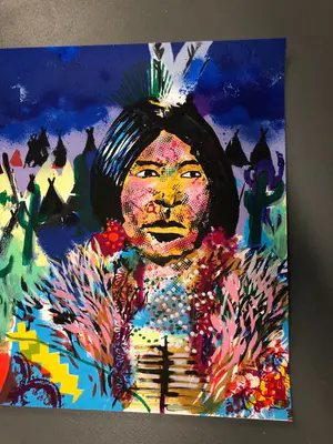 Espen Hagen - Zeefdruk, Chiefs (Groot) kopen? Bied vanaf 50!