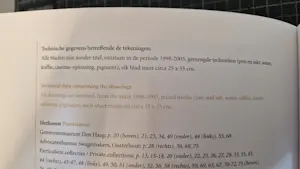 Hans Lemmen - inkttekening – ingetogen en trefzeker - incl. catalogus kopen? Bied vanaf 30!