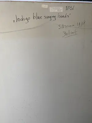 Karel Appel - Indigo Blue Singing Hands kopen? Bied vanaf 950!