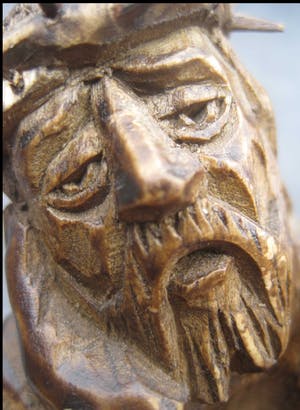 Heiligenbeeld - Jezus van Nazareth op de koude steen. kopen? Bied vanaf 25!