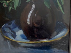 Rien Glansdorp - Pioenrozen in vaas 1944 kopen? Bied vanaf 300!