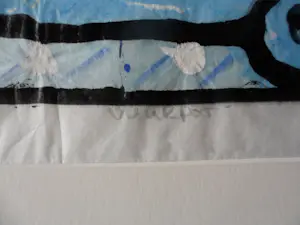 Onno de Graaf - Zeefdruk op Japans papier. titel, " Vuurpot". kopen? Bied vanaf 15!