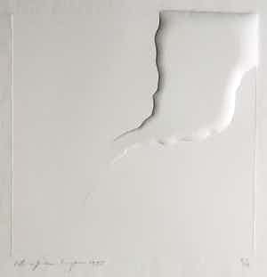 Harry van Kuyk - Reliëfdruk, Zonder titel verkocht voor € 100!