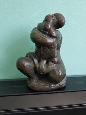 Nic Jonk - "Moeder met Kind" mooi gepatineerd aardewerk van de bekende Nic Jonk. kopen? Bied vanaf 100!