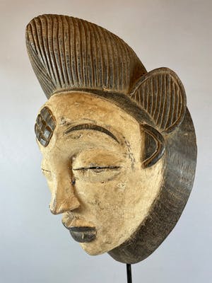 Punu - 220307 African Punu-Lumbo mask - Gabon. kopen? Bied vanaf 45!