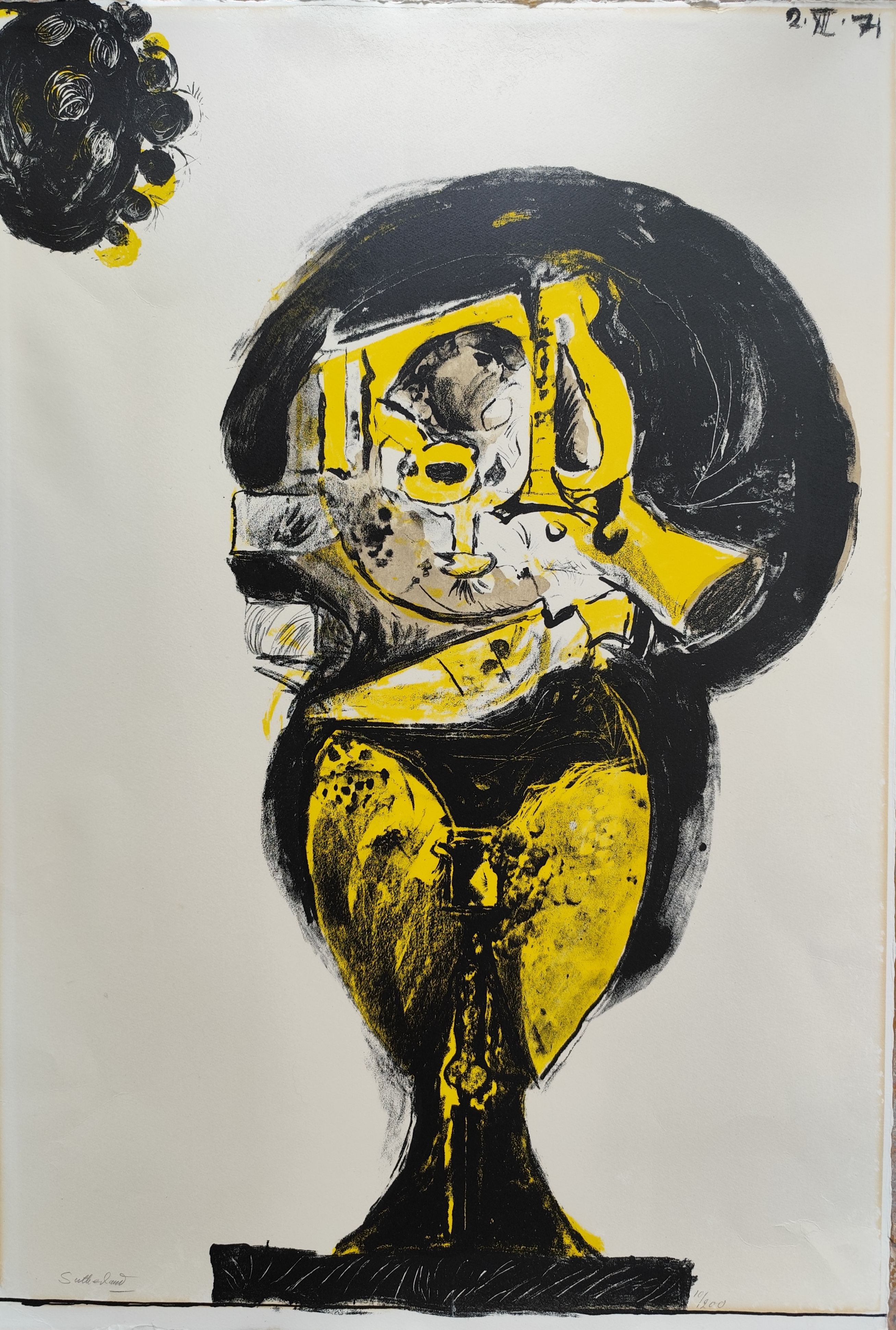 Buy Graham Sutherland - Standing Rock Form (Forme de roche dressée)? Bid from 200!