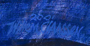 Willem Claassen - Acryl op doek, De Kus van Maria - Ingelijst kopen? Bied vanaf 1!