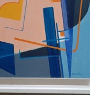 Roger Selchow - Geometrische compositie kopen? Bied vanaf 550!