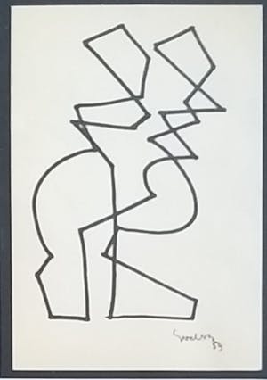 Siep van den Berg - Tang dansen - inkt op papier kopen? Bied vanaf 150!