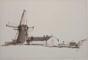 Arno van Iperen - Inkttekening, Zonder titel kopen? Bied vanaf 1!
