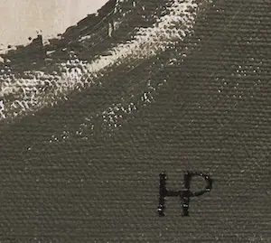 Hannes Postma - Olieverf op doek, Schootsveld III (Zeer groot) kopen? Bied vanaf 250!