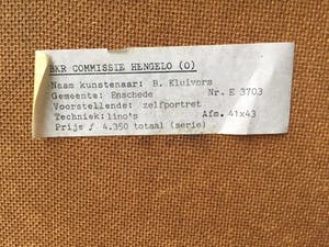 Beatrice Kluivers - De linosnede 1/20 1986 kopen? Bied vanaf 1!