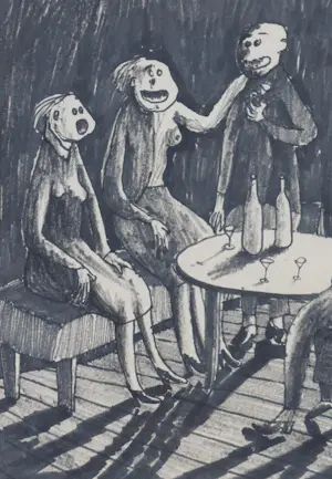 Johan Lennarts - Figuren aan tafel kopen? Bied vanaf 120!