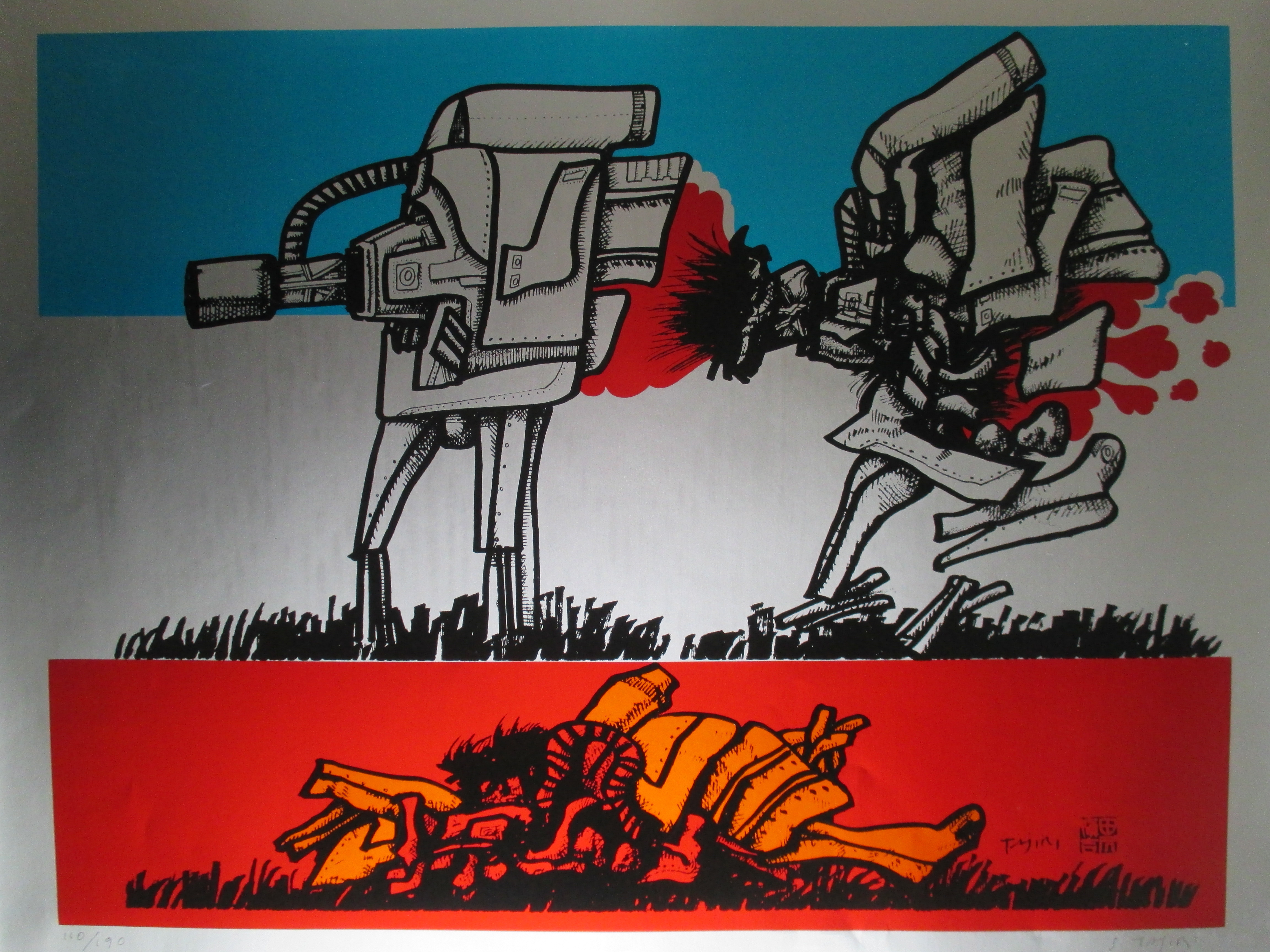 Shinkichi Tajiri - Zeefdruk verkocht voor € 66!