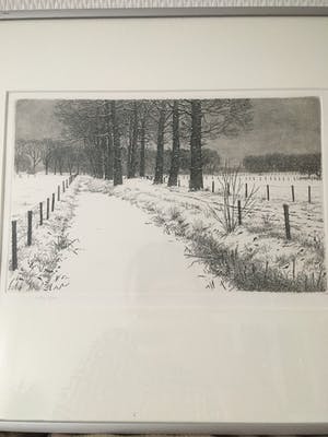 Wim van der Meij - Winterlandschap kopen? Bied vanaf 50!