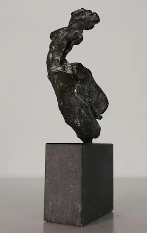 Gerard Engels - Brons, Vrouwentorso op hardstenen voet + 2 boeken kopen? Bied vanaf 250!