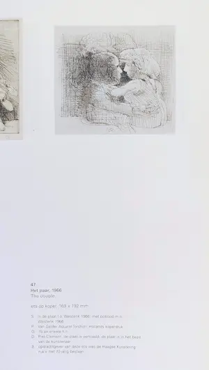 Co Westerik - Het paar, ets kopen? Bied vanaf 250!