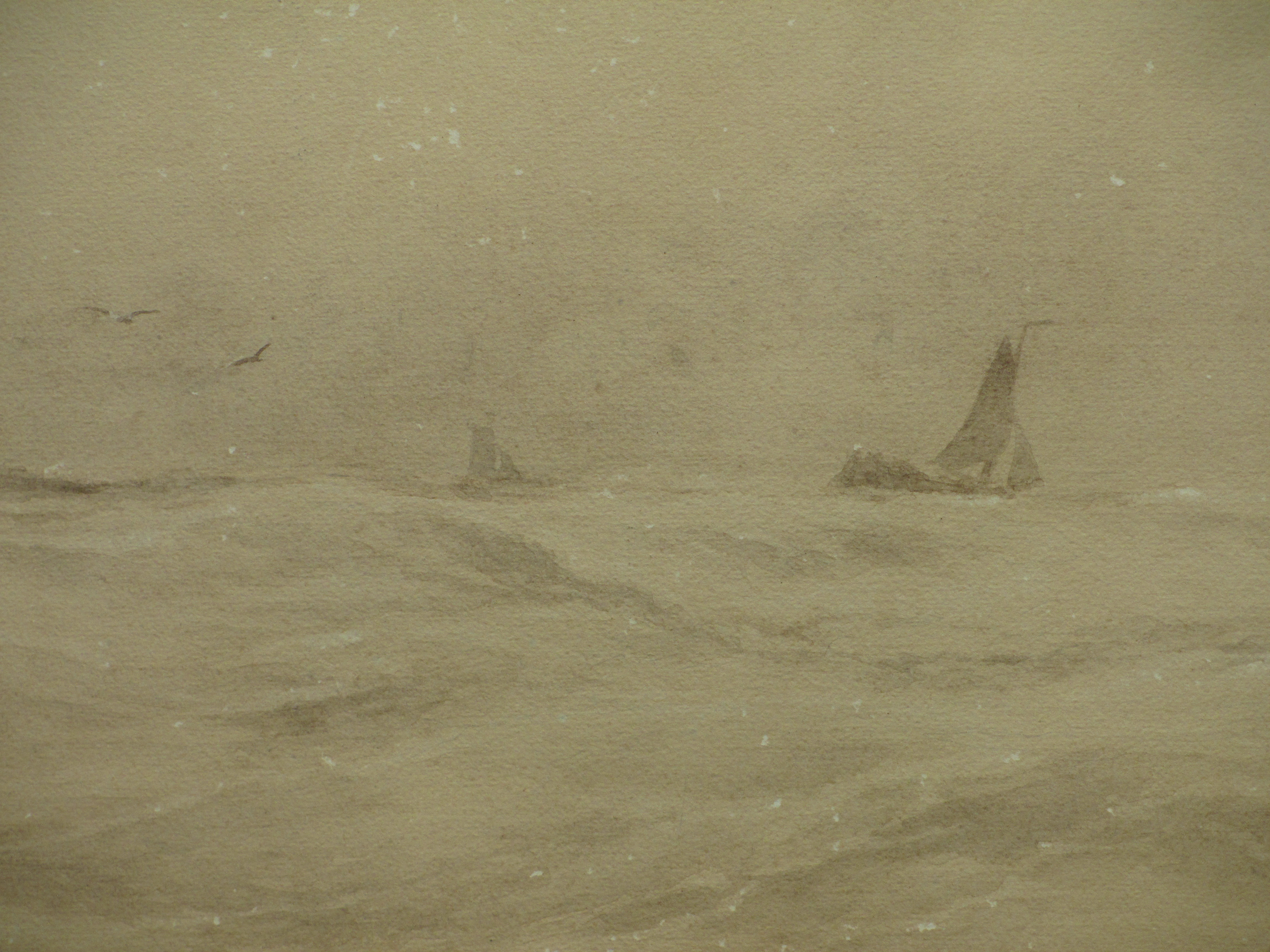 George Lourens Kiers - Schepen op zee - Aquarel kopen? Bied vanaf 1!