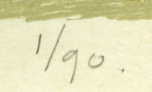 Marianne de Moor - Houtdruk, Tall images - Ingelijst (Groot) kopen? Bied vanaf 35!