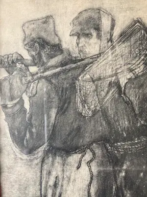 Jan Toorop - Vissers bij Katwijk kopen? Bied vanaf 30!