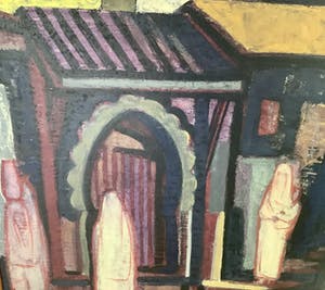 Luc Peter Crombe - Oosters tafereel kopen? Bied vanaf 1100!