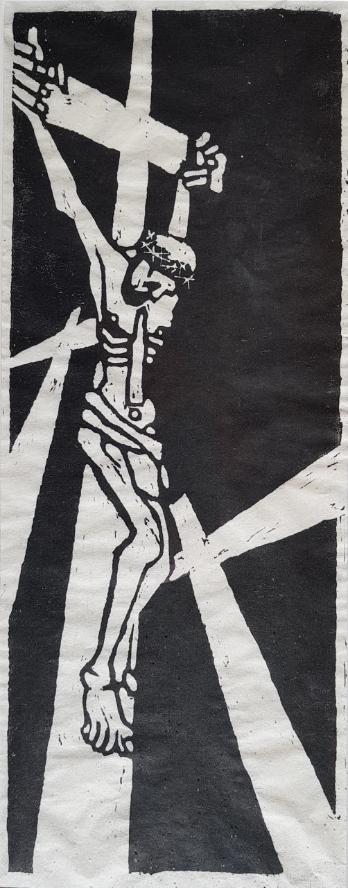 Niet of onleesbaar gesigneerd - Corpus christi, houtsnede, onbekende signatuur kopen? Bied vanaf 1!