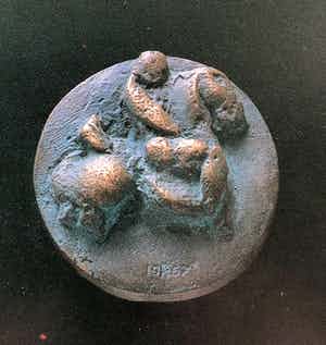 Arthur Spronken - Ruiter te paard verkocht voor € 45!