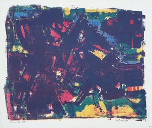 Wim Motz - Litho 'Compositie' kopen? Bied vanaf 45!