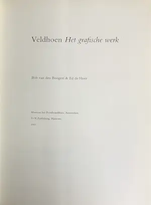 Aat Veldhoen - Het grafische werk kopen? Bied vanaf 40!